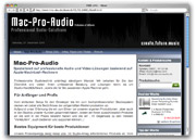 : Unternehmenswebsites: Herstellung, Handel, Vertrieb, Dienstleistung :: Mac-Pro-Audio (IT-Dienstleister) :